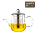 KAMJOVE/金灶 明尊 泡茶壶泡茶杯飘逸杯茶道杯耐热玻璃茶具水杯304不锈钢过滤花茶壶 L-02