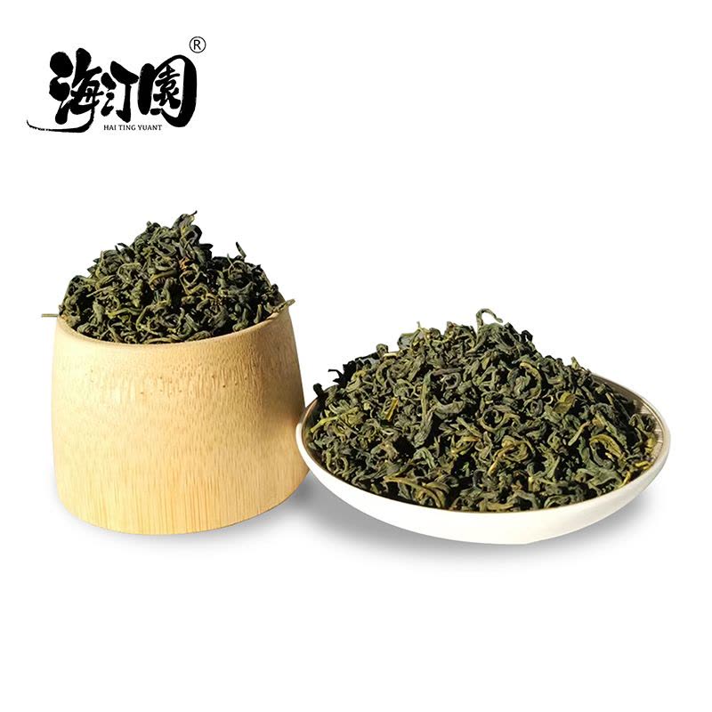 海汀园 绿茶二级 250g 桶图片