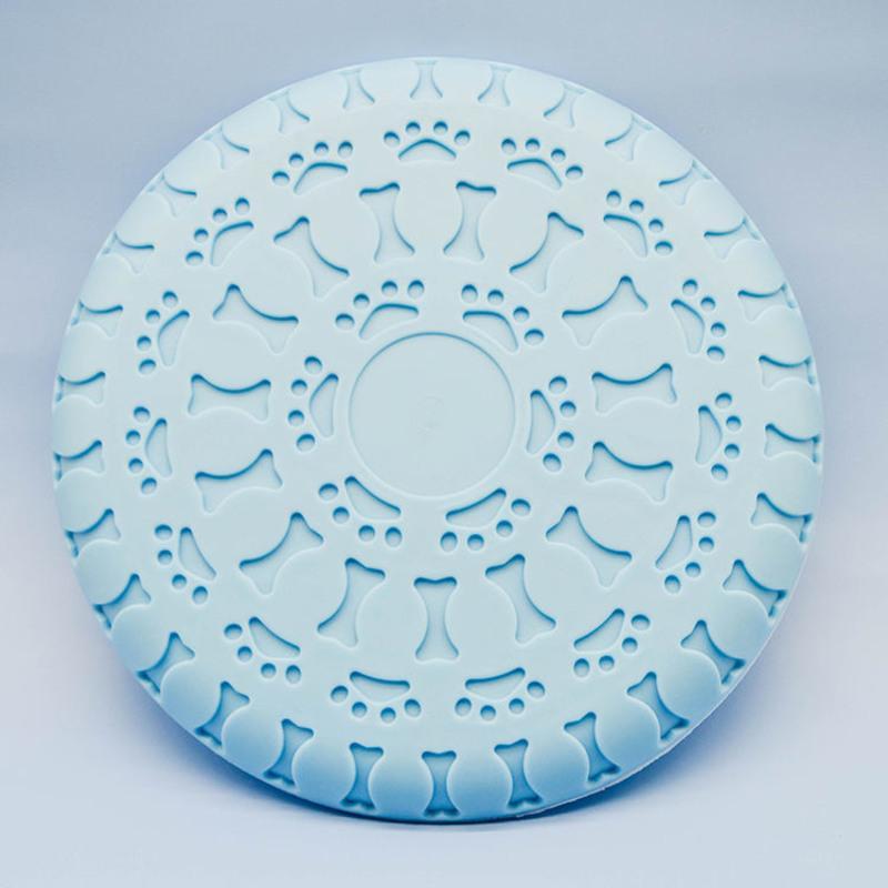 23cm 蓝色 宠物用品狗狗飞盘边牧金毛大型犬训练飞碟耐咬磨牙训犬玩具23cm