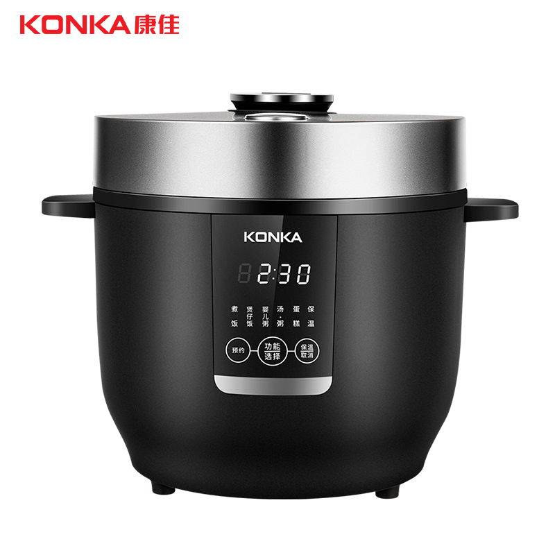 康佳(KONKA)家用电饭煲KRC-20ZS808迷你智能预约保温热电饭锅 多功能不占内胆1-2人煮饭宿舍2L容量