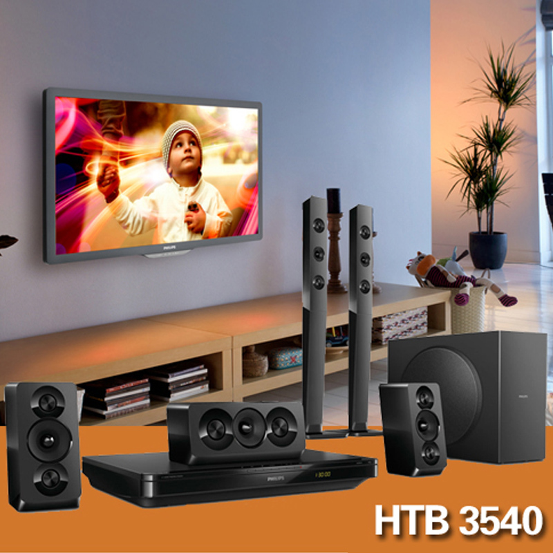 飞利浦(PHILIPS) HTB3540/93 3D蓝光家庭影院5.1音响组合套装