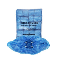 菲仕康 鞋套机专用一次性全自动家用物业酒店办公室鞋套机专用T型扣PE鞋套 100只/包