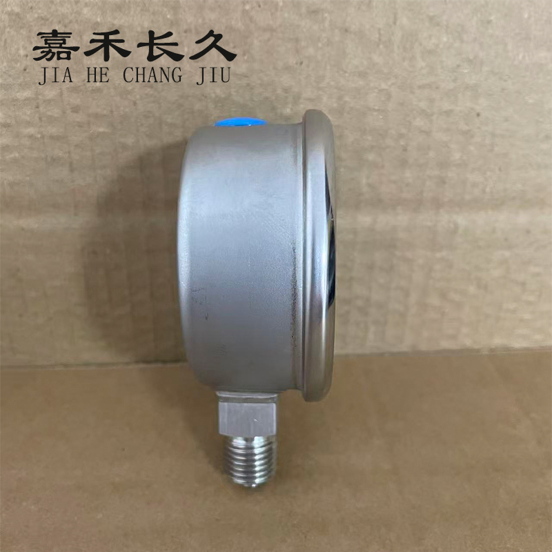 嘉禾长久 不锈钢耐震压力表 YN60BF 0-100MPA 块高清大图