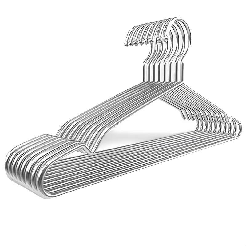 芙瑞塔不锈钢衣架50cm10个组