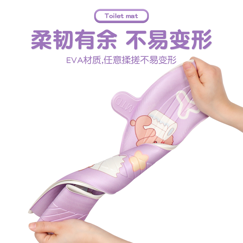 [补贴10%]防水马桶坐垫子四季通用春季款家用厕所EVA坐便圈套粘贴式可水洗高清大图