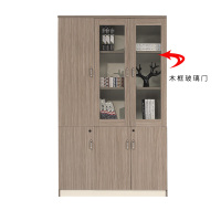 钜晟办公家具板式1.2米左三门文件柜书柜21F302L