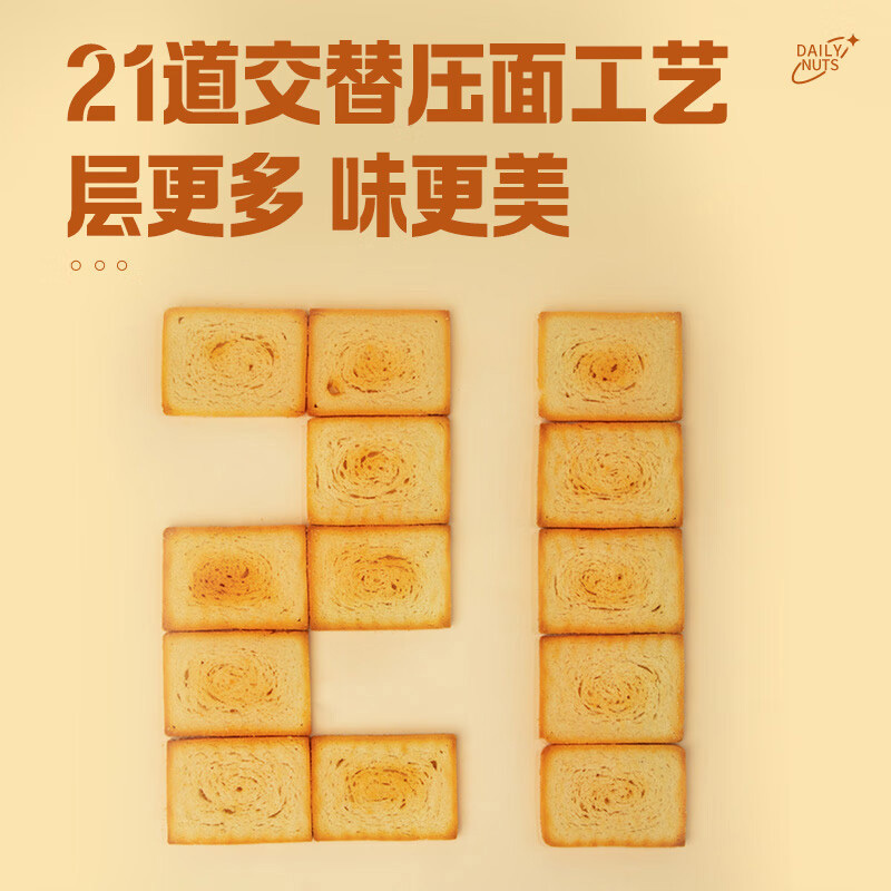 海玉休闲饼干烤馍片休闲充饥非油炸儿童馒头片零食大礼包牛肉味2kg