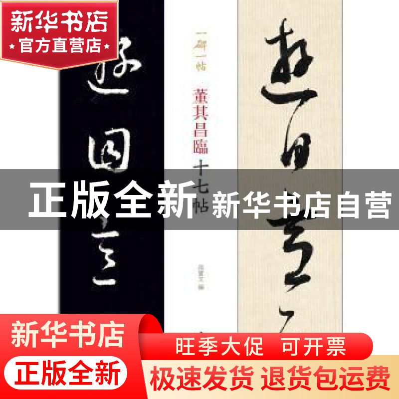正版 董其昌临十七帖 孙宝文 著 上海辞书出版社 9787532653478高清大图