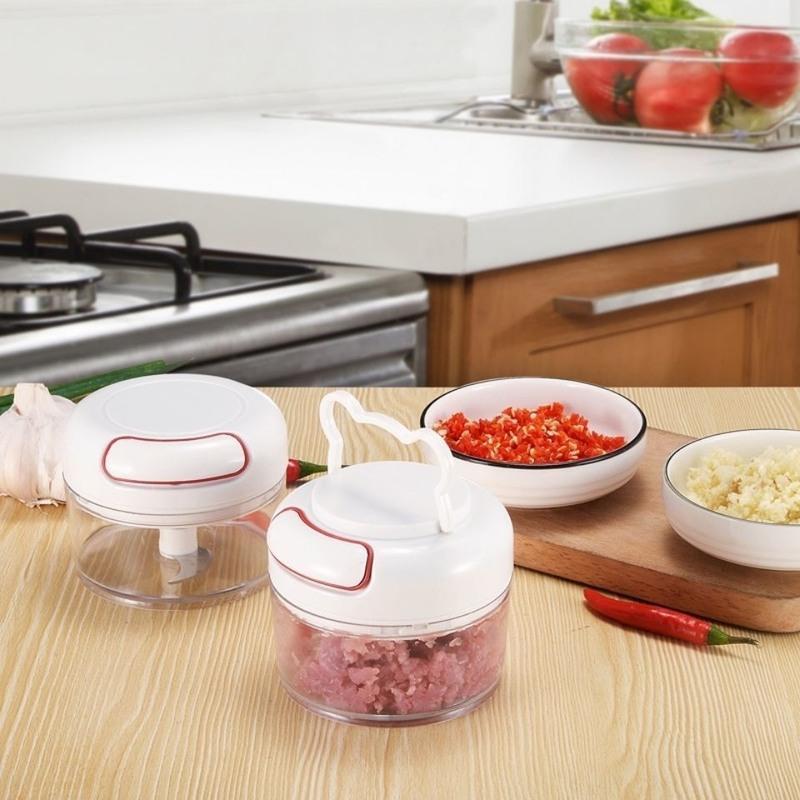 厨房蒜泥神器捣蒜器手动打蒜机碎蒜器手拉蒜泥机蒜泥器拉蒜搅 厨房