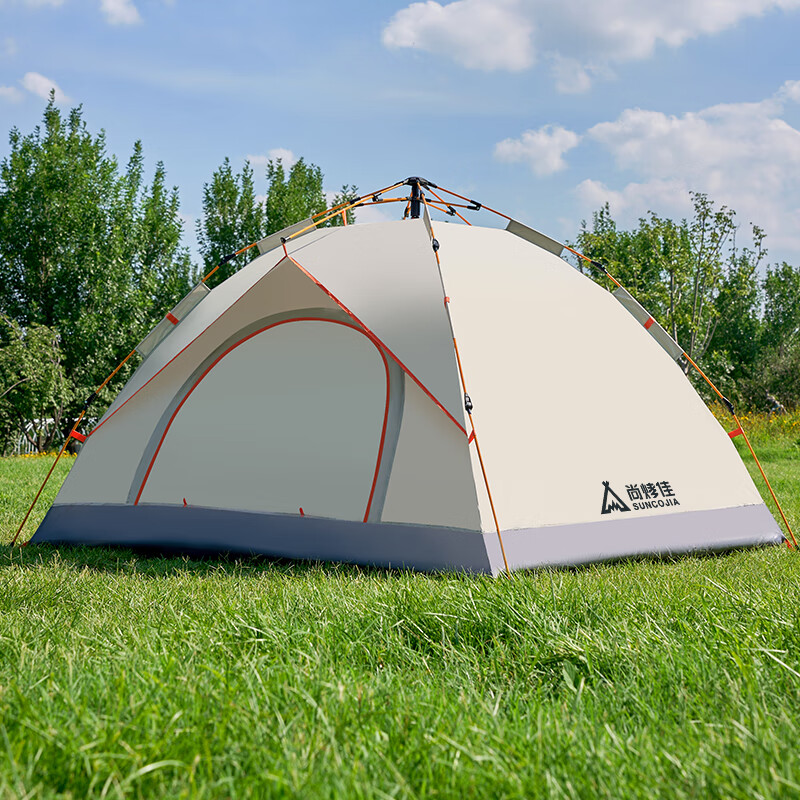 尚烤佳 LS-680 帐篷 户外公园露营双层防晒防雨帐篷 免搭速开全自动帐篷(风语)高清大图