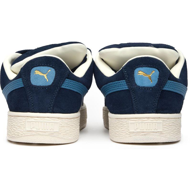 彪马(Puma)男鞋休闲板鞋运动鞋潮流厚底系带帆布鞋海军蓝橡胶底 c高清大图