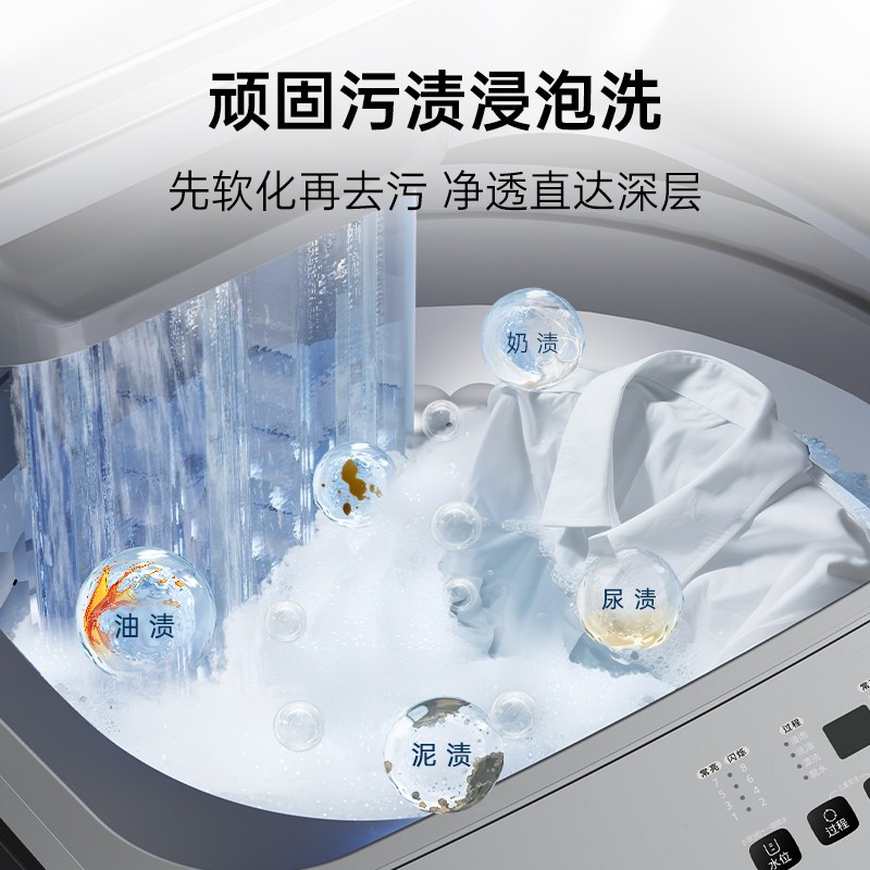 [大海象]松下12KG洗衣机家用大容量全自动波轮一级官方旗舰店K2M1高清大图