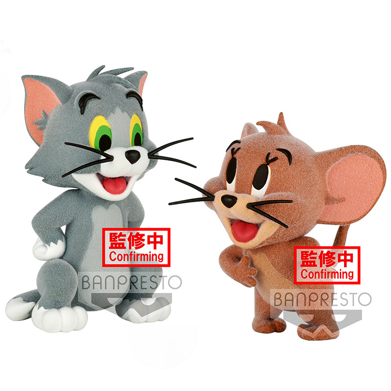 猫和老鼠手办景品眼镜厂 Fluffy Puffy 汤姆杰瑞植绒