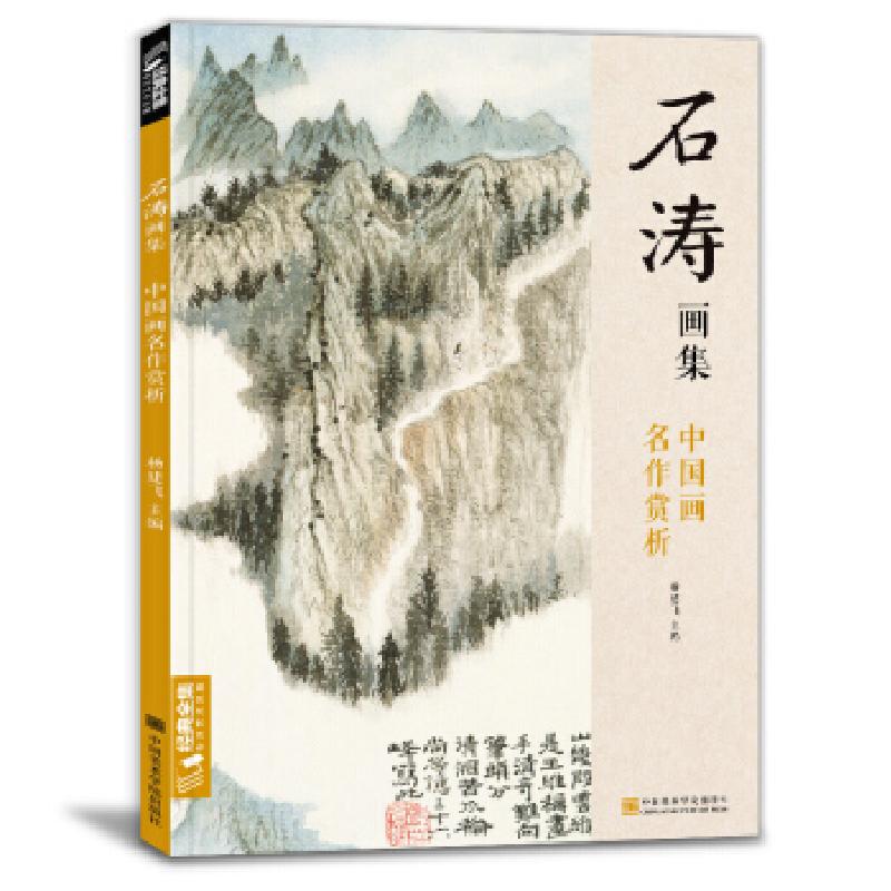 正版新书]经典全集《石涛画集》8开中国画临摹画册书籍技法教材