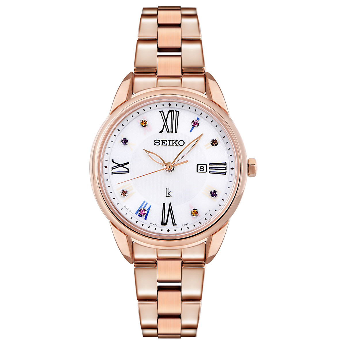 seiko精工优雅小表盘太阳能石英女士手表sut368j1