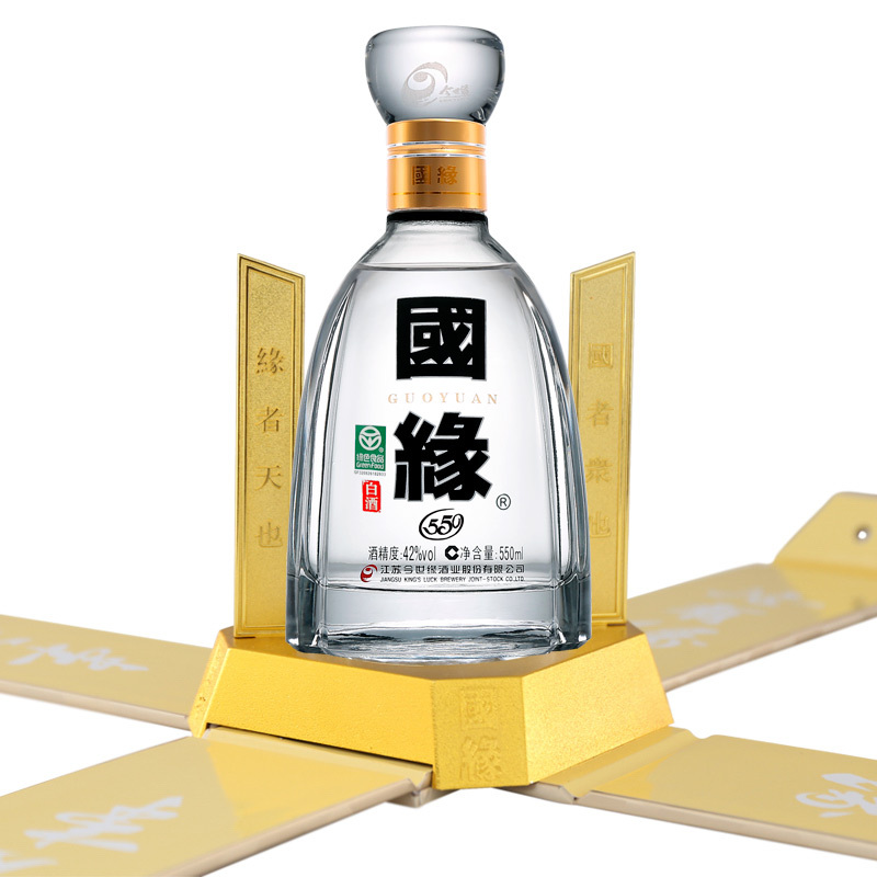 今世缘 国缘四开42度 550ml *4 整箱 白酒