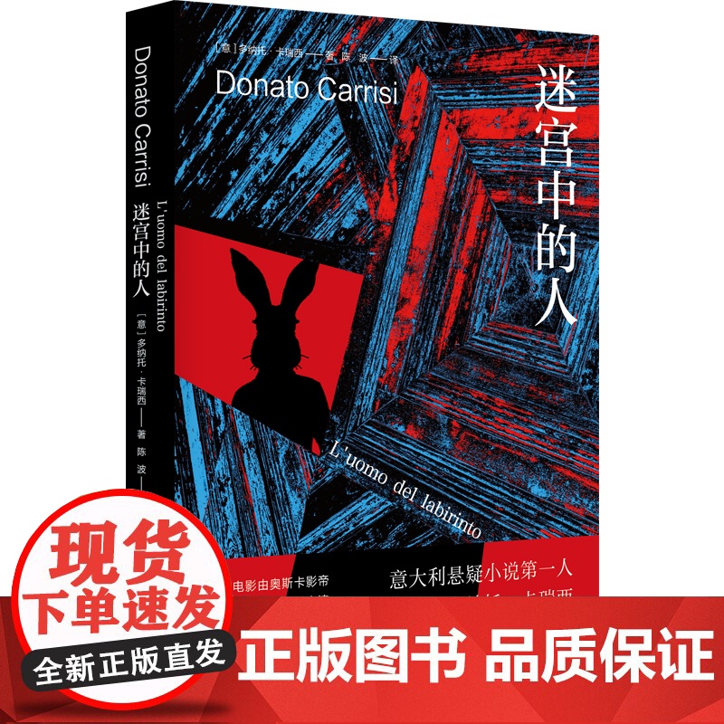 迷宫中的人 多纳托卡瑞西悬疑作品系列同名电影原著文学上海译文出版社外国惊悚侦探推理小说另著消失者迷雾中的女孩/迷宫中的男高清大图