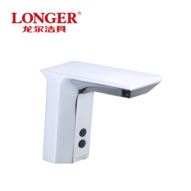 龙尔 铜合金电镀单把单孔脸盆水龙头 LE-8956高清大图