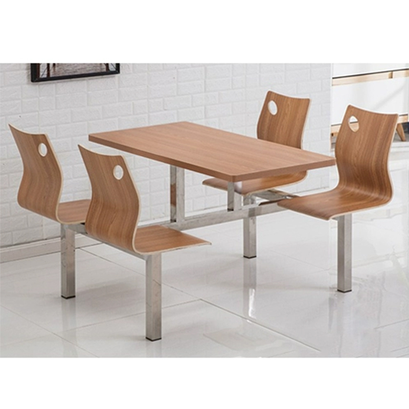 合祥源 连体餐桌椅组合 1200*600*750mm QX-CZ22 单位:张高清大图