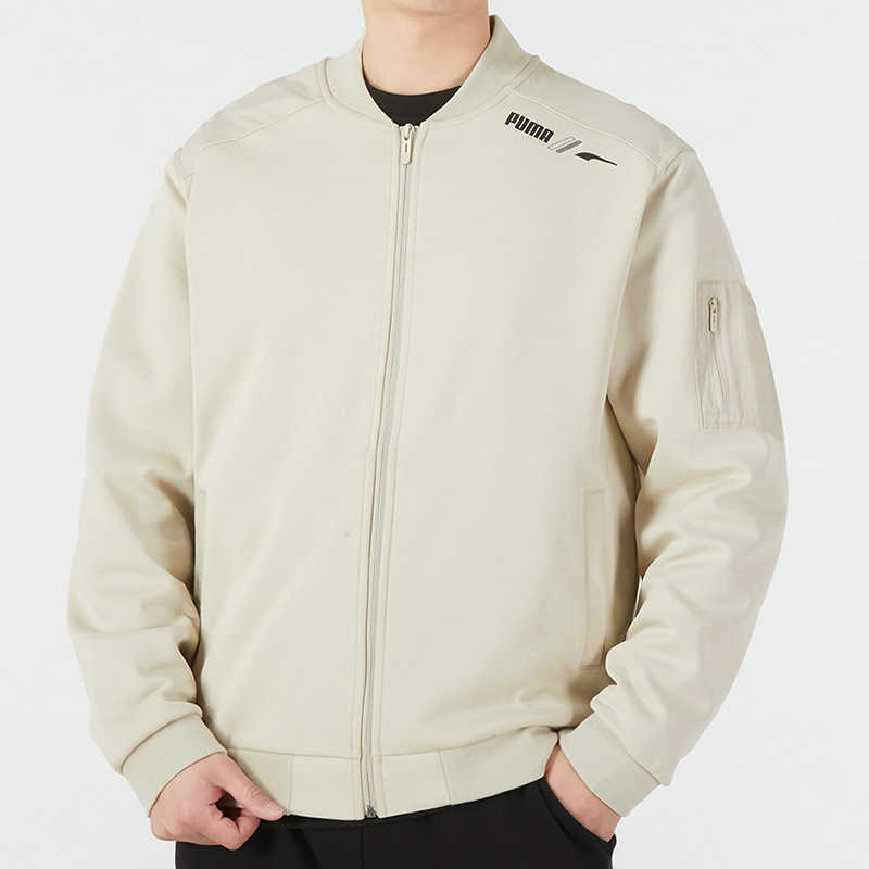 PUMA彪马针织外套男装2022春季新款运动服跑步休闲夹克849311-64