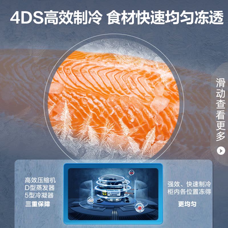 容声(Ronshen)100升顶开门小型冰柜 一级能效 母婴家用冷藏冷冻转换节能单温 国补 (白)BD/BC-100MB图片