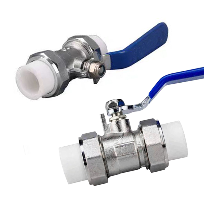 嘉禾长久 PPR双活接球阀 个高清大图