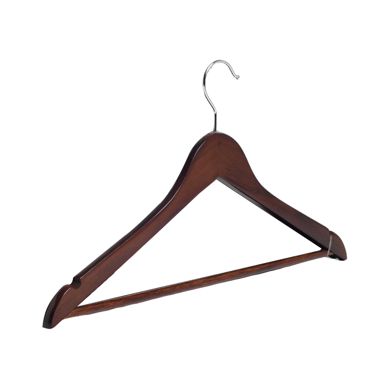 围达 实木衣架 实木仿古色38cm 组高清大图