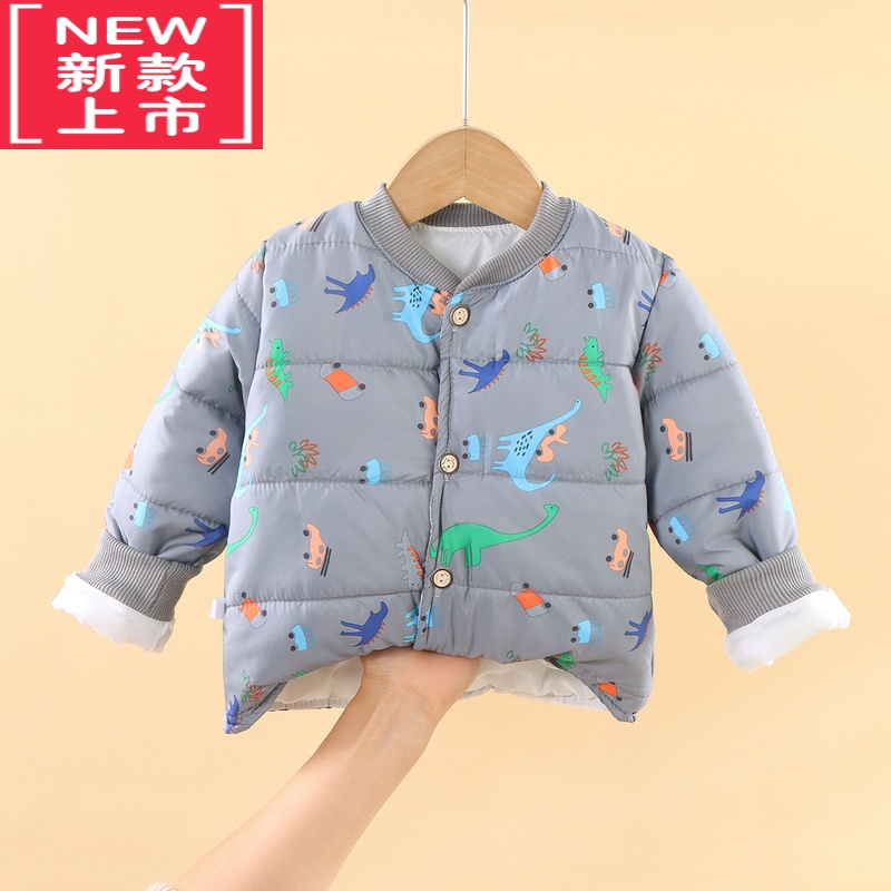 可莉允儿童羽绒棉服内胆秋冬季宝宝保暖棉衣加厚外套中小童外穿棉袄短款