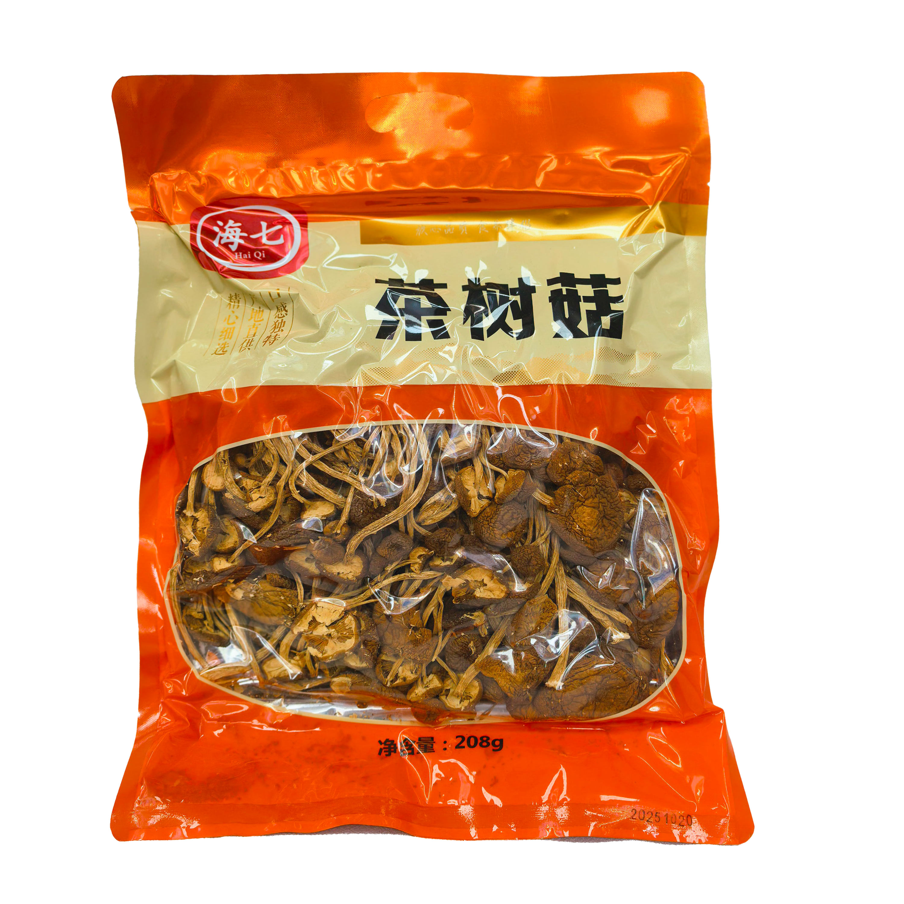 海七南北干货茶树菇208g