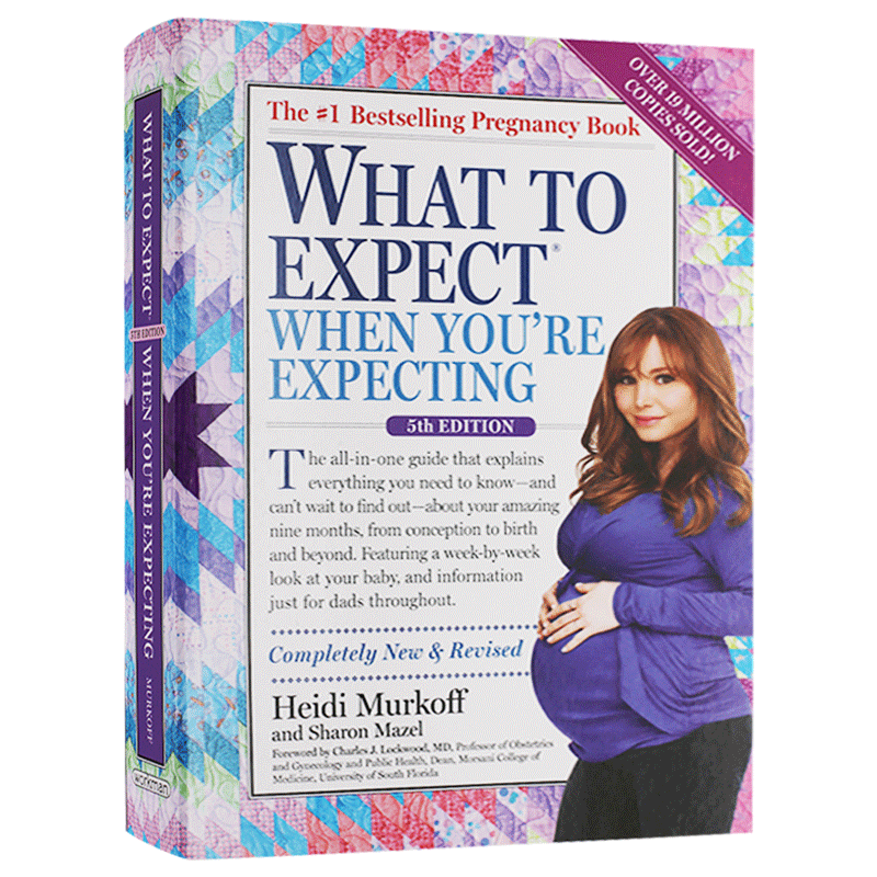 DK孕妇指南 [正版]海蒂怀孕大百科 英文原版 What to Expect When You’re Expectin