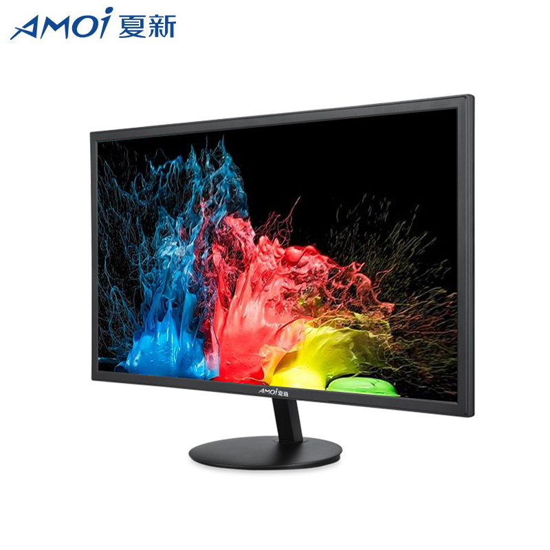 夏新amoig282228英寸家用4k显示器电脑台式无边框直面60hz电竞ps4便携