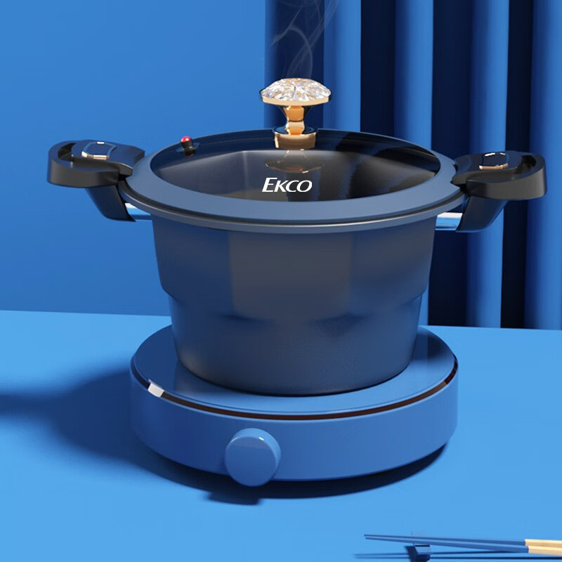 EKCO 威尔蓝微压蒸汤锅 EK-WRLWY01ZX/KZ高清大图