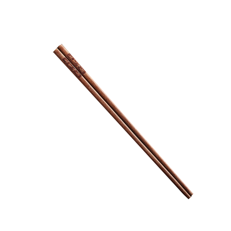 海铁科技红檀木筷子25cm(万事如意)/双高清大图