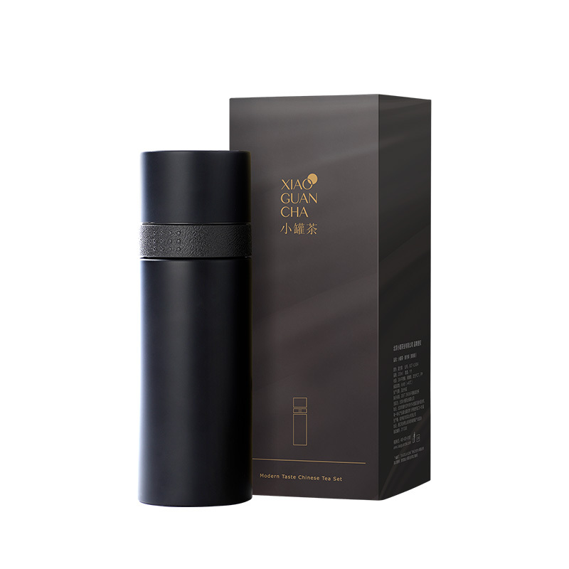 小罐茶茶叶银罐礼盒礼品小罐红茶10罐装 茶叶礼盒贵客到小罐茶 旅行泡茶杯 茶水分离
