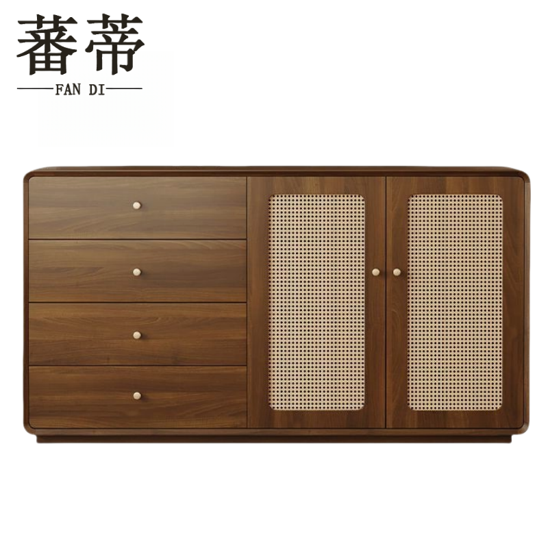 蕃蒂收纳柜二门四抽台高清大图