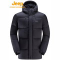 Jeep男女同款厚款羽绒服J342074703品牌黑 2XL