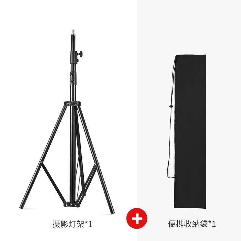 沃尔夫冈光影启航系列300W双色补光灯摄影灯摄影像补光灯常亮灯聚光灯直播人像影棚设备拍照柔光灯 2.8米摄影灯支架高清大图
