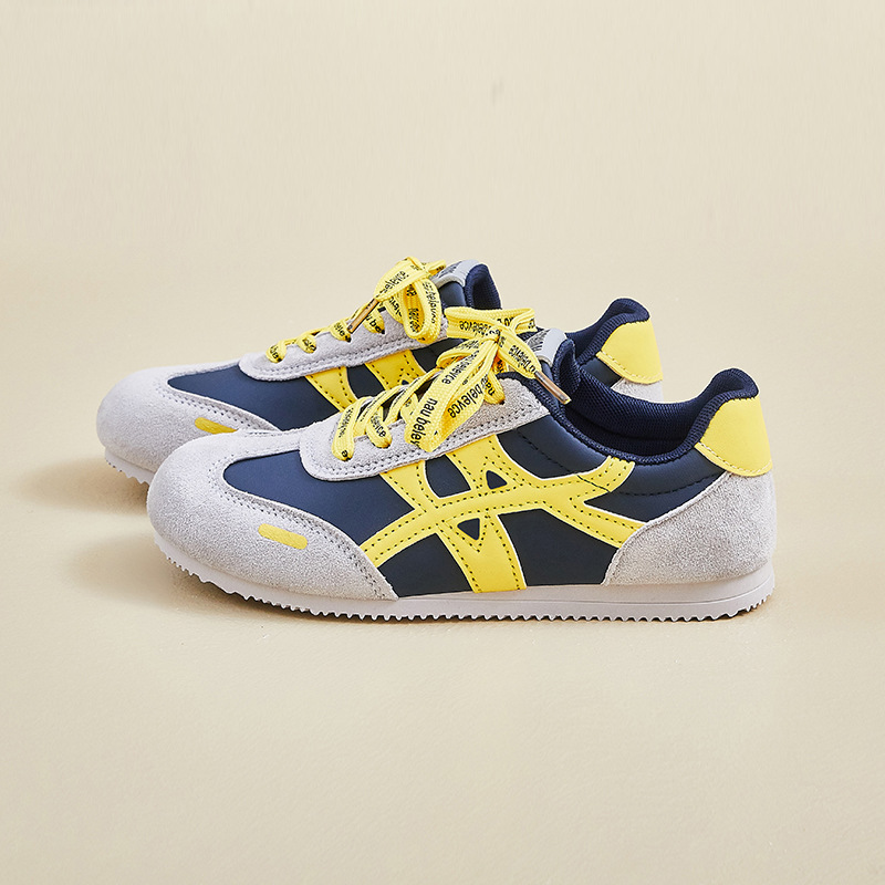 ins韩版德训小白鞋女秋季增高新款学生跑步运动休闲街拍