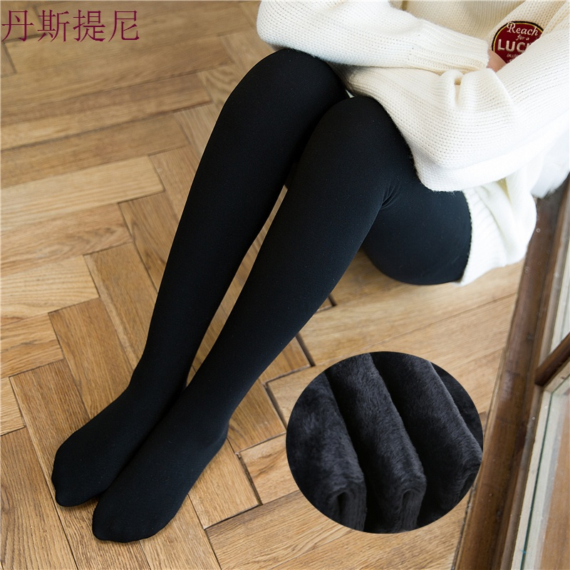 丝袜女秋冬季加绒加厚连体打底袜外穿连裤袜春秋款中厚薄绒连袜裤