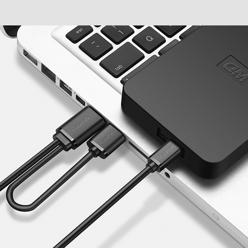 绿联 US107 USB2.0*2转Mini 5P数据线 1米 10347