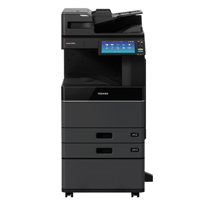 东芝(TOSHIBA)DP-3618A A3黑白激光多功能数码复合机 35页/分钟 含双面器+同步输稿器+双纸盒+工作柜