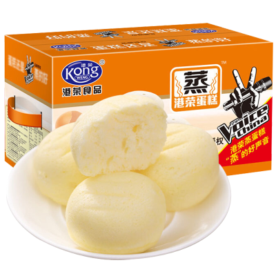 港荣 鸡蛋味蒸面包