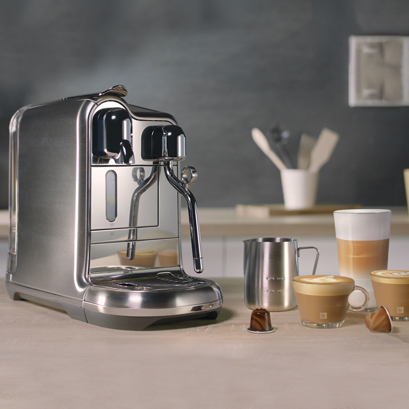 [王楚钦同款]NESPRESSO Creatista Pro 意式全自动 家用商用花式胶囊咖啡机高清大图