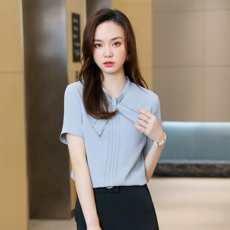 女先生女士衬衫半身裙套装女职业装2021夏季新款气质减龄显瘦御姐时尚