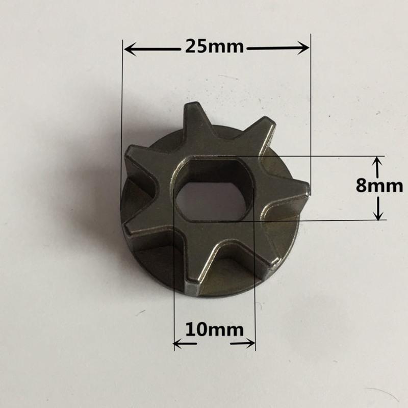 充电式电锯链条导板户外伐木单手电链锯链条 4寸6寸导板 电池配件 4寸