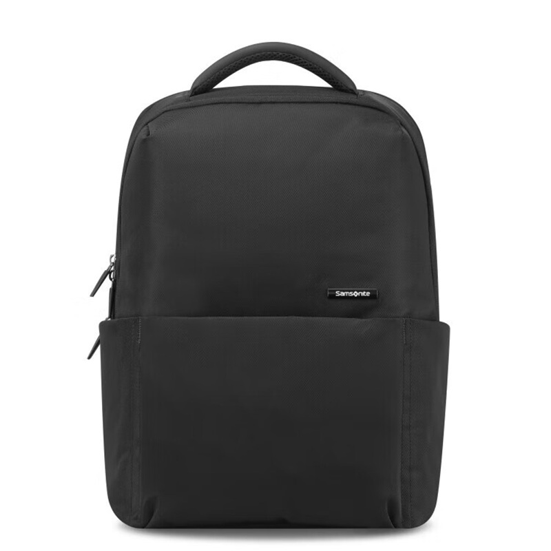 新秀丽(samsonite) 双肩包 商务通勤背包 TR1超轻 黑色