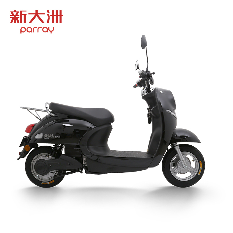 新大洲电动车parray小龟王60v电动轻便摩托车pr600dqt4ae1亮黑
