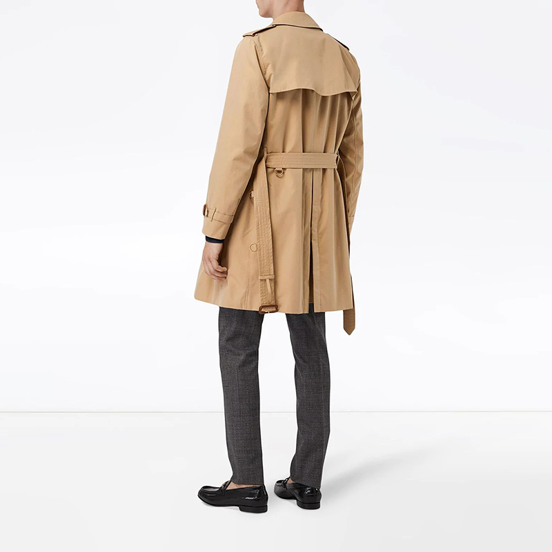 BURBERRY 博柏利/巴宝莉 新款 男士肯辛顿版型中长款Heritage Trench风衣4073483