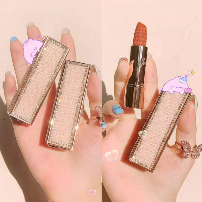 xixi悦色珠润口红不易色雾绒哑光细闪小珍珠口红学生唇膏d343