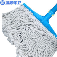蓝鲸环卫 白40cm 加厚棉线老式普通宽头线吸水地拖 LJHW-9062
